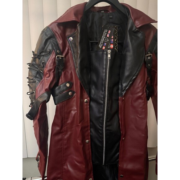 NWT Men’s Steampunk/Gothic Faux Leather Jacket Size X-Small *Read* - Picture 2 of 11